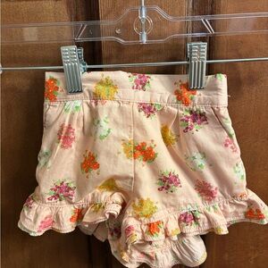 Janie and Jack Floral Print Shorts
